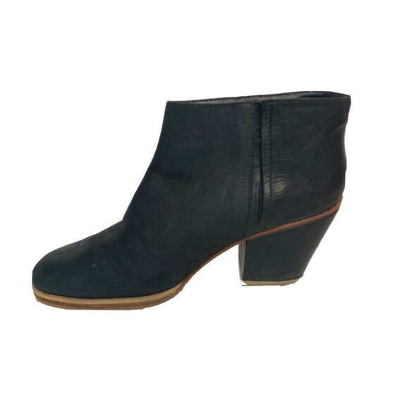 RACHEL COMEY Mars Black Leather Booties - Picture 6 of 12